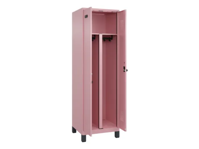 PBM-locker,HxBxD 1950x600x500mm,2vak,vak B 300mm,draaigrendel