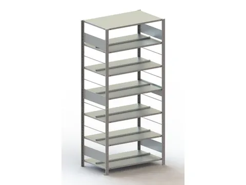 dossierstelling,grondveld,HxBxD 2200x1056x636mm,vaklast 80kg