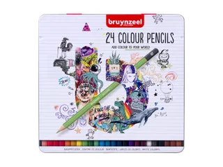 Kleurpotloden Bruynzeel assorti blik à 24 stuks - 2