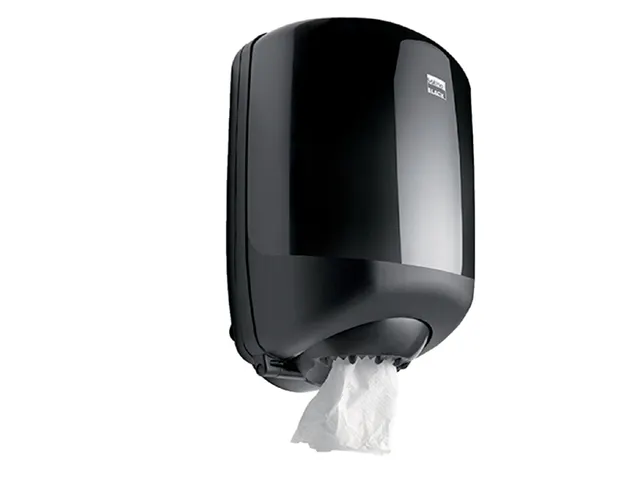 Dispenser Satino Zwart Midi Voor Poetsrollen