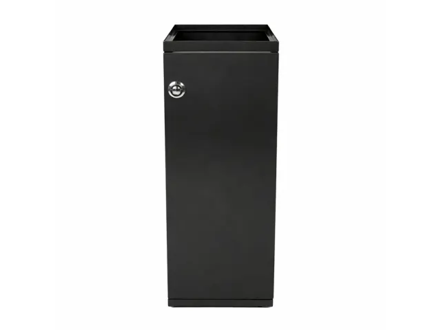 Modulaire Afvalbak met Deur en Zakhouder 60 liter Mat Zwart
