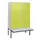 locker met bank,HxBxD 1950x1200x815mm,4vak,vak B 300mm,cil.-slot