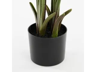 Kunstplant Mica Bananen boom in plastic pot 180x30cm - 3