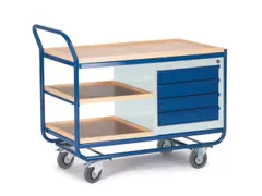 kastwagen,draagverm. 300kg,laadvl. LxB 1000x575mm