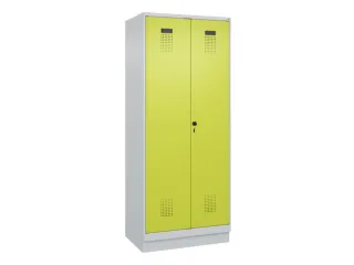 PBM-locker,HxBxD 1950x800x500mm,2vak,vak B 400mm,draaigrendel - 2