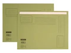Vouwmap Quantore Folio ongelijke zijde 230gr groen