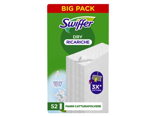 Vloerwisdoekjes Swiffer navulling droge doekjes 52 stuks