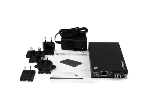 Gigabit Ethernet Koper Naar Glasvezel Media Converter Sm Lc 20 Km