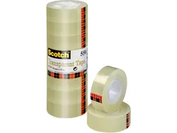 Plakband Scotch 550 19mmx33m transparant