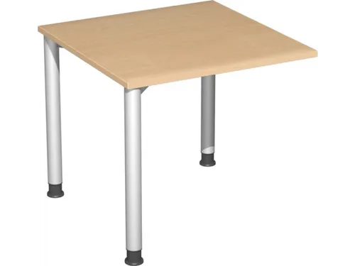 koppelelement voor bureau,HxBxD 680-800x800x800mm,blad beuken,hoekig