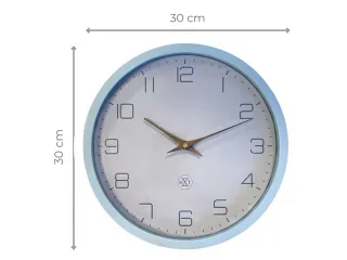 Wandklok nXt ECO 30cm blauw - 7