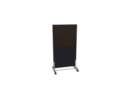 scheidingswand,HxB 1545x800mm,CC-zwart,BN2036-bruin