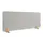 Elements Bureauscherm akoestisch 60x160cm Licht Grijs Houders