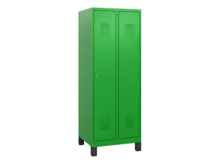 schoollocker,HxBxD 1630x600x500mm,2vak,vak B 300mm,cil.-slot,voeten - 2