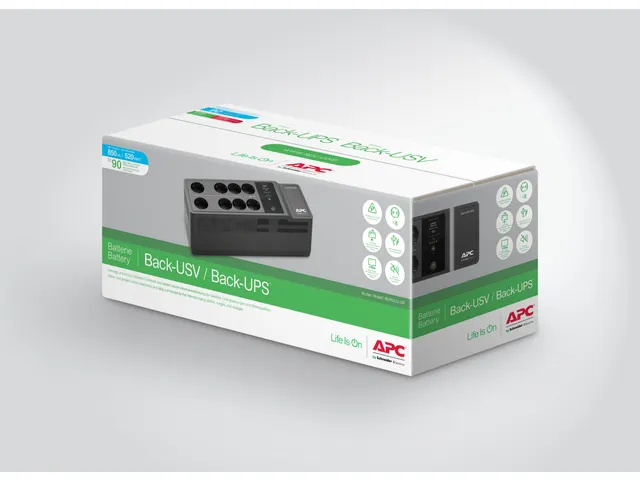 APC Back-UPS BE850G2-GR - Noodstroomvoeding 8x stopcontact, 850VA, 2 U