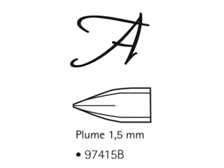 Kalligrafie vulpen 1,5mm - 4