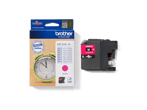 Inktcartridge Brother LC-125XLM rood HC