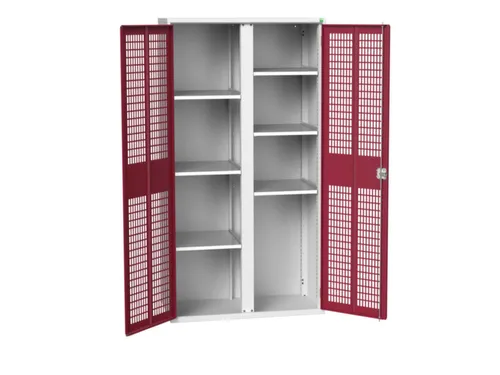 universele kast,HxBxD 2000x1050x550mm,6xStalen bodem,scheidingswand