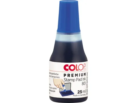 Colop stempelkussen Inkt Blauw 25ml Blister 2 stuks