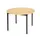 Tafel Rond 110 Cm Frame Zwart Blad Beuken