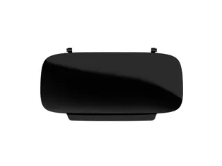 Deksel voor afvalbak 50 ltr, zwart 224x38x345 mm p/stuk Image De - 1