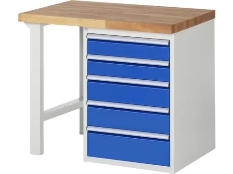 werkbank,HxBxD 890x1000x700mm,beukblad,draagverm. 750kg