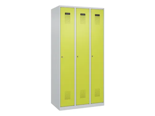 locker voor scheiding van kleding,HxBxD 1850x900x500mm,3vak