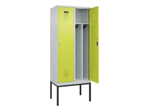 locker voor scheiding van kleding,HxBxD 2120x800x500mm,2vak