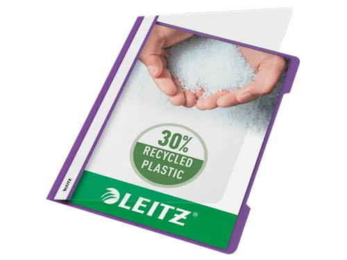 Snelhechter Leitz 4191 standaard A4 violet 30% gerecycled plastic