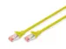 CAT 6 S-FTP patchkabel Cu LSZH AWG 27/7 Lengte 0,5m Geel