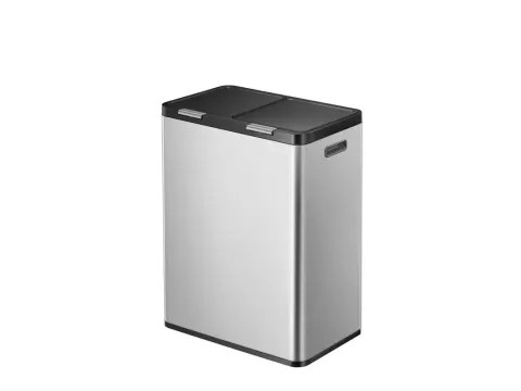 Essential Touch Recycler 2 Afvalemmer 30+30 liter Mat RVS