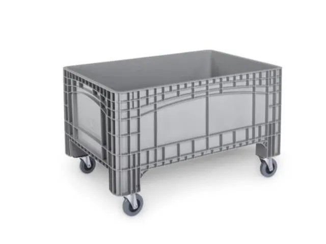 container met grote capaciteit,HxLxB 730x1200x800mm,354l,PE,grijs