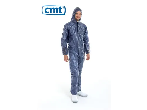 Pp non woven Coverall met pe coating Maat XL Blauw 40 Gram 50 Stuks