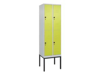 dubbeldekse locker,HxBxD 2120x600x500mm,2x2vak.,vak B 300mm - 1