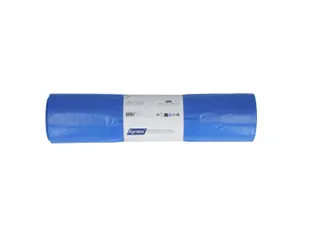 Hynex Afvalzak LDPE Gerecycled T80 240 Liter Blauw 65+50x135cm 10st - 4