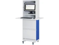 Computerkast 1725x975x610mm Verrijdbaar Werkblad Monitorvak