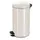 Antibacteriële pedaalemmer,20l,HxØ 440x300mm,romp staal RAL9016