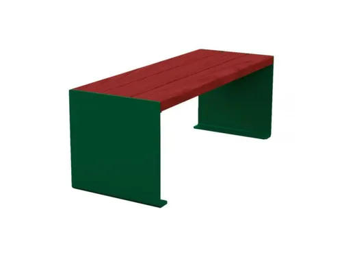 zitbank,B 1200mm,3latten,hout-zitting Mahonie,zitting H 450mm