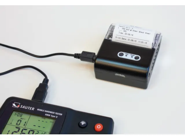 Leeb-hardheidsmeter,behuizing kunststof,weegeenheid HL,HRC,HB,HRB,HV