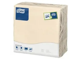 Tork 478747 Dinner Servet 2-Laags Zand 1/4 Vouw 39x39cm