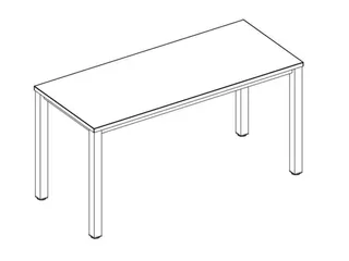 In hoogte verstelbaar bureau,HxBxD 720-840x1200x600mm,CC-zwart - 1