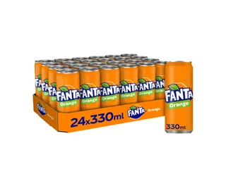 Frisdrank Fanta orange sleek blik 330ml - 1