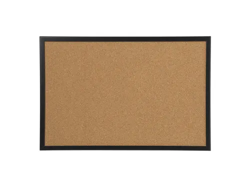 Prikbord Naga 60 x 40 cm Kurk Zwarte omlijsting