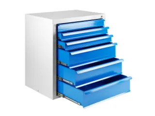 ladekast,HxBxD 750x700x435mm,6lade(n),volledig uittrekbaar - 1