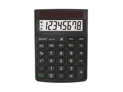 Calculator Rebell ECO 310 BX zwart desk 8 digit Blauwe Engel certifica