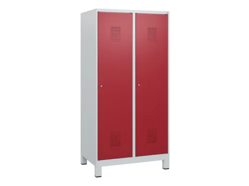 schoollocker,HxBxD 1630x800x500mm,2vak,vak B 400mm,cil.-slot,voeten