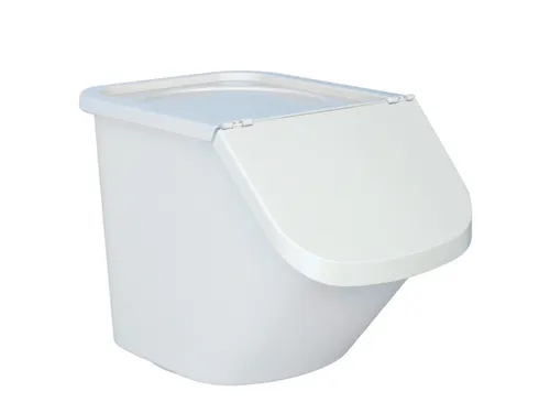 ingrediëntendispenser HxBxD 450x430x610mm 40l PP bak/deksel wit/wit