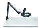 Lampe loupe MAULviso LED pince noir
