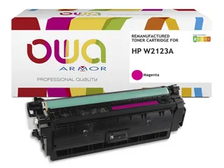 Tonercartridge OWA alternatief tbv HP W2123A rood - 1