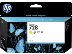 Inktcartridge HP F9J65A 728 geel